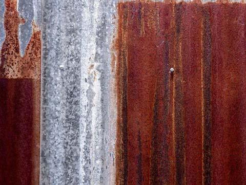 Rusting Process of Galvanized Steel